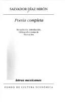 Cover of: Poesía completa by Salvador Díaz Mirón