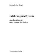 Cover of: Erfahrung und System: Mystik und Esoterik in der Literatur der Moderne