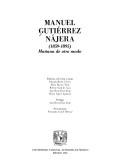 Cover of: Manuel Gutiérrez Nájera (1859-1895) by Manuel Gutiérrez Nájera