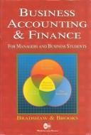 Cover of: Business accounting and finance for managers and business students