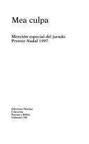 Cover of: Mea culpa by Pilar Zapata Bosch