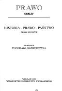 Front cover of Historia-prawo-państwo by Unknown