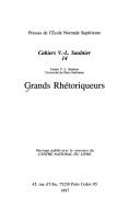 Cover of: Grands rhétoriqueurs by [avec des contributions de Pierre-Yves Badel ... et al.].