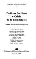 Cover of: Partidos políticos y crisis de la democracia