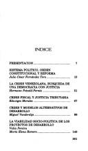 Cover of: Orden constitucional reforma y crisis