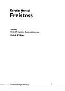 Cover of: Freistoss: Gedichte