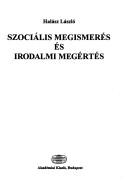 Cover of: Szociális megismerés és irodalmi megértés