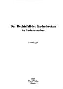 Cover of: Der Rechtsfall der En-ḫedu-Ana im Lied nin-me-šara