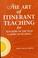 Cover of: The art of itinerant teaching