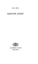 Cover of: Krenner József