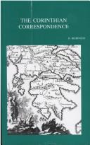 Cover of: The Corinthian correspondence