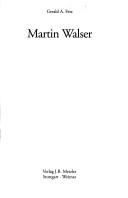 Cover of: Martin Walser by Gerald Alan Fetz