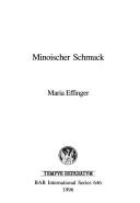 Cover of: Minoischer Schmuck