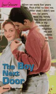 Cover of: The Boy Next Door (Love Stories #4) by Janet Quin-Harkin