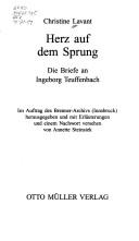 Cover of: Herz auf dem Sprung: die Briefe an Ingeborg Teuffenbach