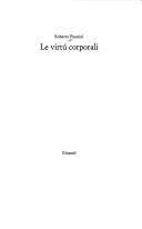 Cover of: Le virtù corporali