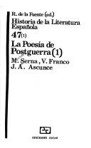 Cover of: poesía de postguerra (1)