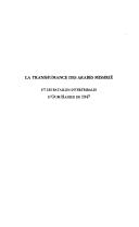 Cover of: La transhumance des Arabes Missirié et les batailles intertribales d'Oum Hadjer de 1947 by Pierre Hugot
