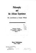 Philosophy and the African experience by Olusegun Oladipo