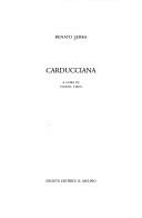 Cover of: Carducciana