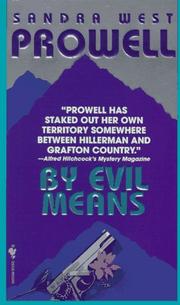 Cover of: By Evil Means (Phoebe Siegel Mystery)