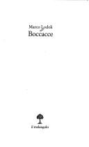 Cover of: Boccacce
