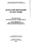 Cover of: Eustache Deschamps en son temps