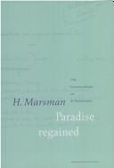 Cover of: Paradise regained by Hendrik Marsman
