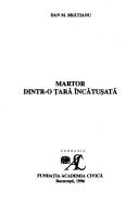 Cover of: Martor dintr-o țară încătușată