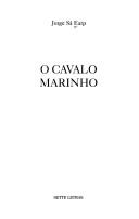 Cover of: O cavalo marinho