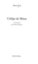 Cover of: Código de Minas by Affonso Avila