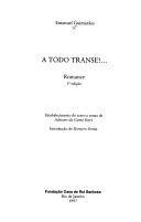 Cover of: A todo transe!--: romance