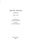 Cartas, 1964-1974 by Lygia Clark