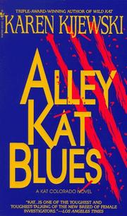 Cover of: Alley Kat Blues (Kat Colorado Mysteries)