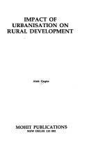 Impact of urbanisation on rural development by Alok Gupta