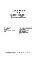 Cover of: Media policy and nation building: select issues and themes