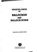 Cover of: Searchlights on Baloches and Balochistan by Mir Khuda Bakhsh Marri