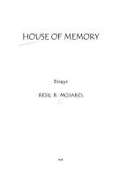 Cover of: House of memory: essays