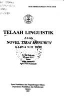 Cover of: Telaah linguistik atas novel Tirai menurun karya N.H. Dini
