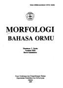 Cover of: Morfologi bahasa Ormu