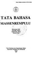 Cover of: Tata bahasa Massenrempulu