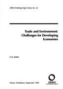 Cover of: Trade and environment: challenges for developing economies