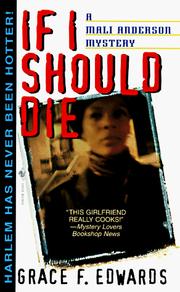 Cover of: If I Should Die (Mali Anderson Mystery)