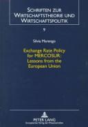 Cover of: Exchange rate policy for MERCOSUR by Silvia Marengo