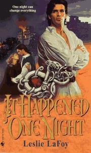 Cover of: It Happened One Night