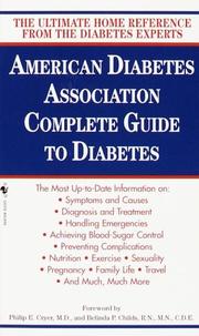 Cover of: ADA Complete Guide to Diabetes: The Ultimate Home Reference from the Diabetes Experts (Ultimate Home Diabetes Reference)