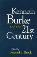 Cover of: Kenneth Burke and the 21st century