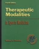 Cover of: Therapeutic modalities in sports medicine