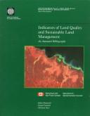 Cover of: Indicators of land quality and sustainable land management by J. Dumanski