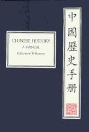 Cover of: Chinese history: a manual